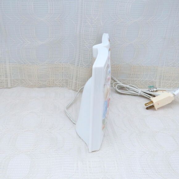 Vintage Now and Forever Porcelain Frame and Nightlight For Babies, Toddlers - Picture 6 of 7